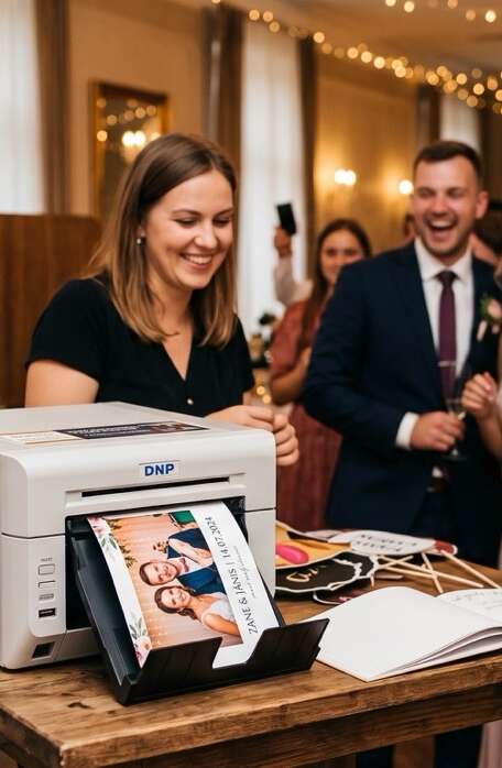 Foto stūris ar fotogrāfu