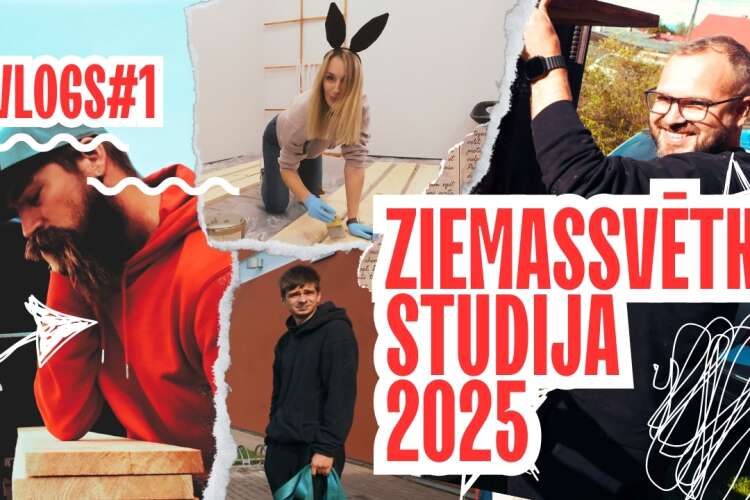 Ziemassvētku studija 2025 #vlogs1