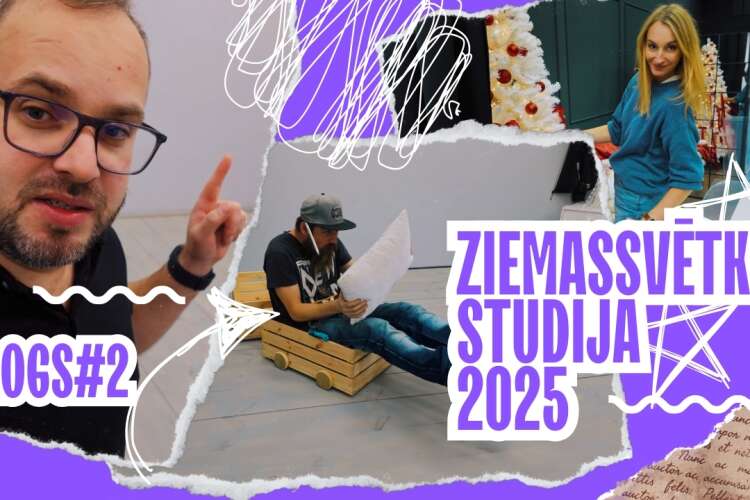 Ziemassvētku Studija 2025 - Vlogs #2
